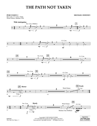 The Path Not Taken - Percussion 2