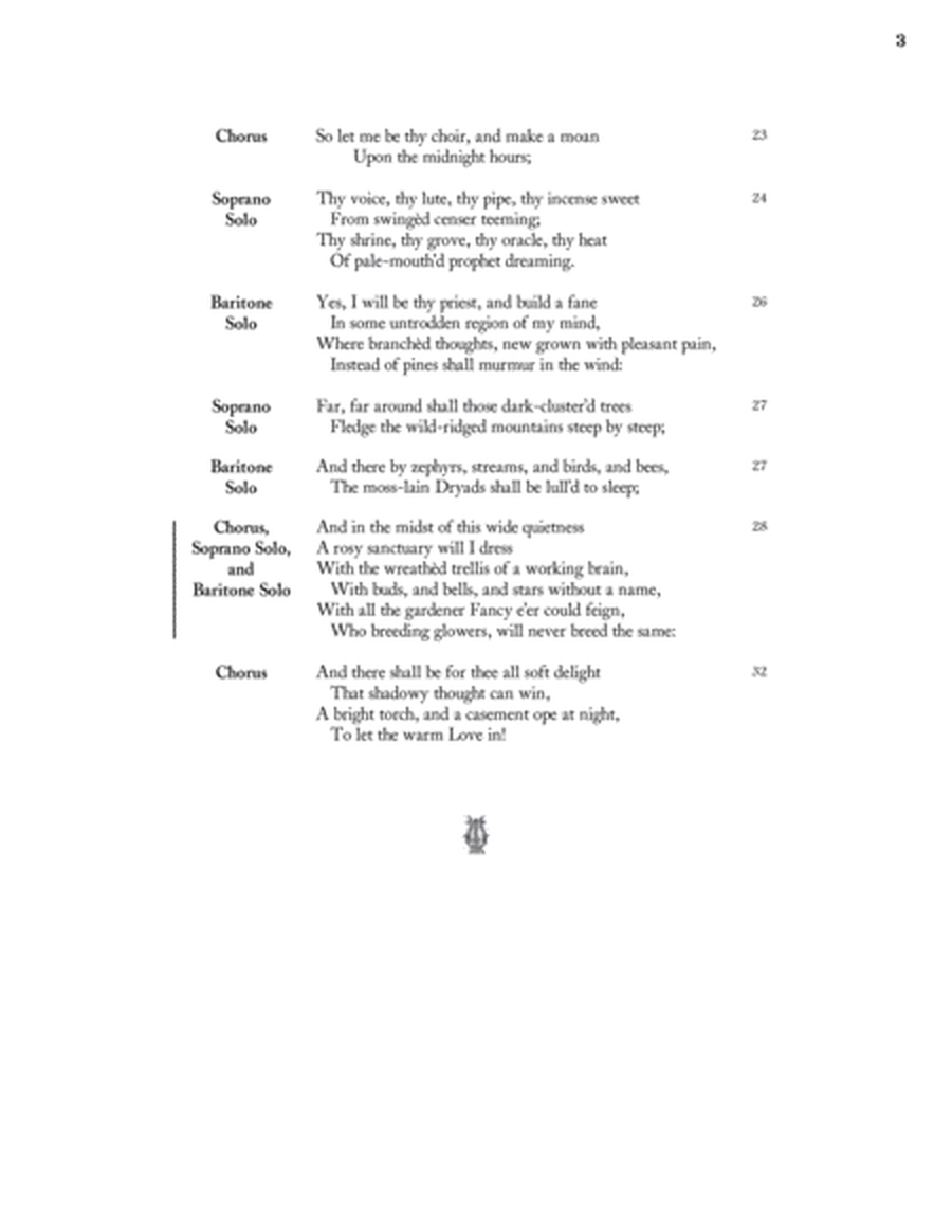 Ode to Psyche (Vocal Score) image number null