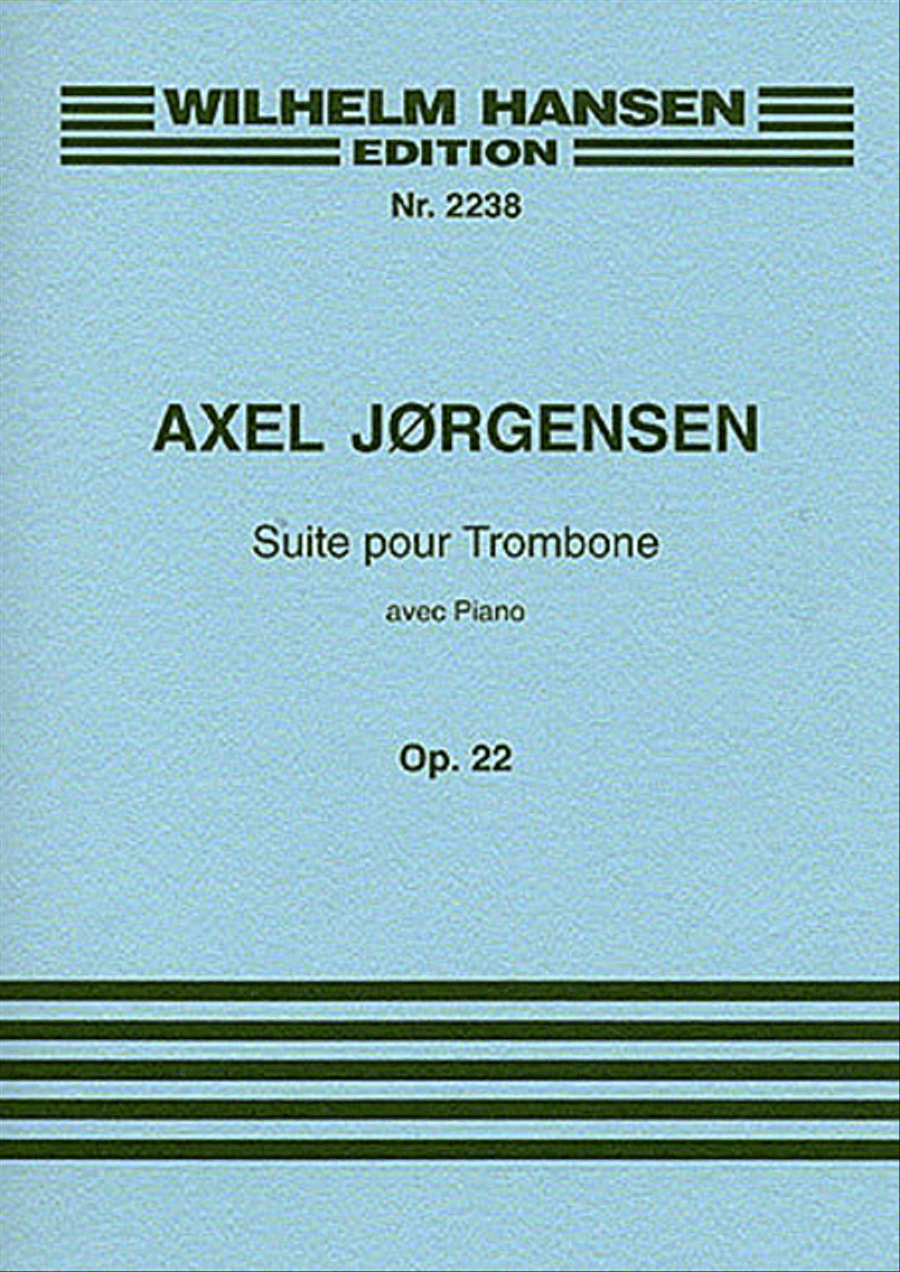 Suite for Trombone and Piano Op. 22 Piano Accompaniment scores gallery preview page 1