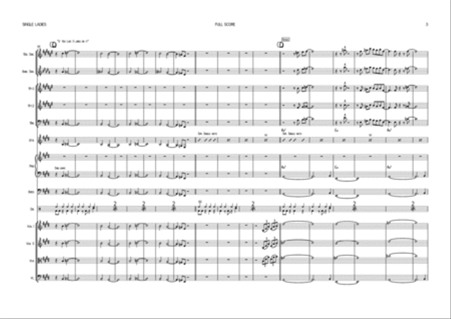 Single Ladies (Put A Ring On It) Tenor Saxophone scores gallery preview page 3
