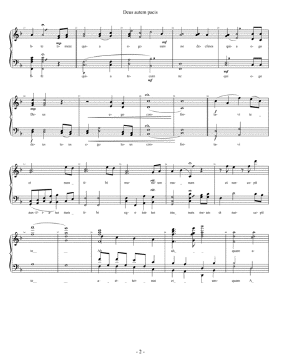 Pacis Autumn Deus 4-Part scores gallery preview page 2