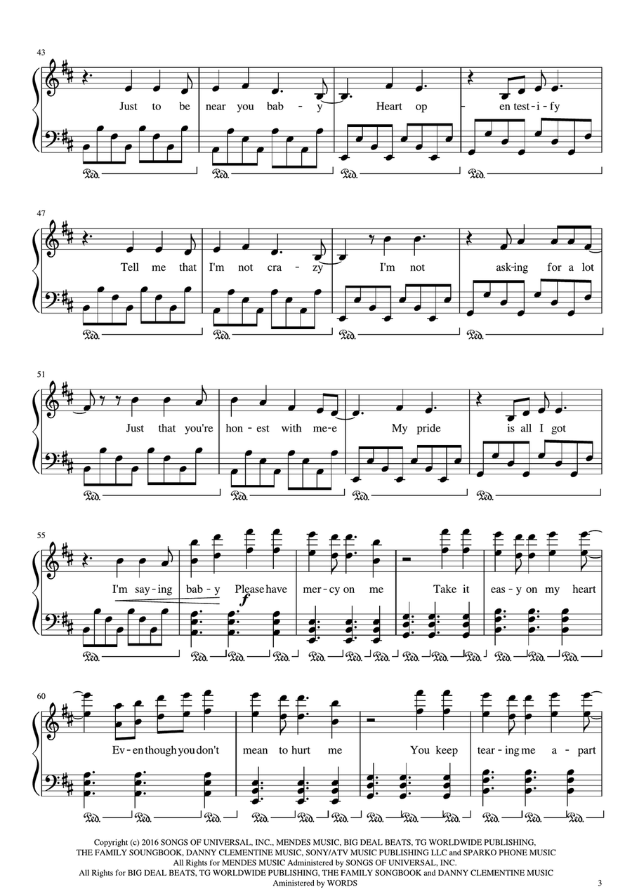 Mercy Piano, Vocal scores gallery preview page 3