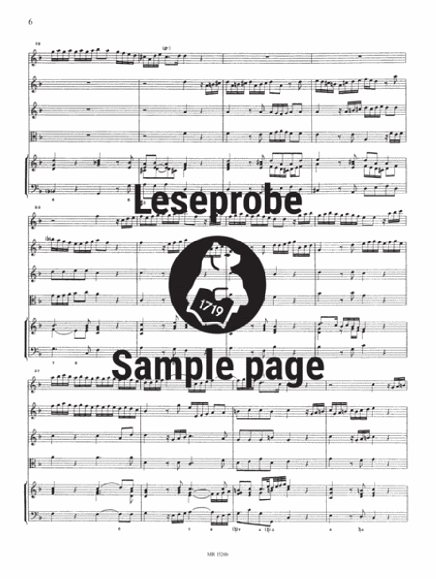 Sonata No. 1 in F Orchestra scores gallery preview page 4