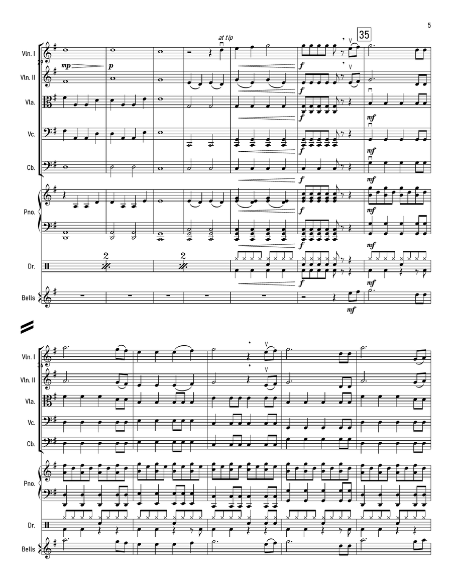 Let It Go String Orchestra scores gallery preview page 6