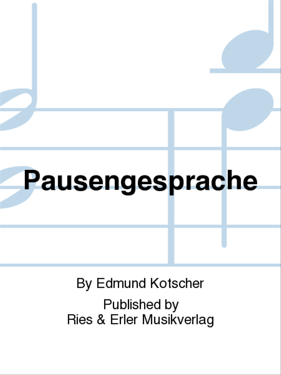 Pausengesprache Pausengesprache Chamber Music scores gallery preview page 1