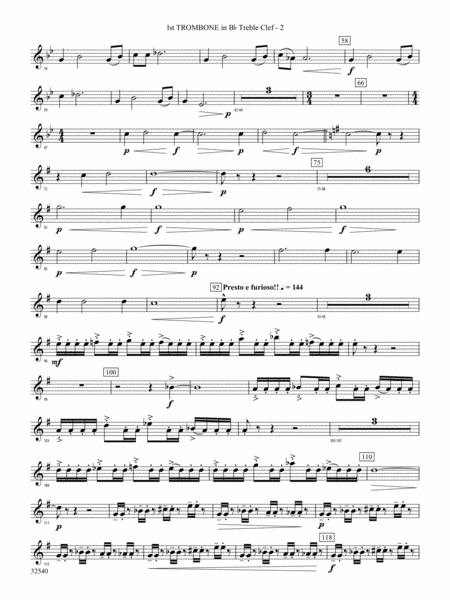 Genesis: (wp) 1st B-flat Trombone T.C.