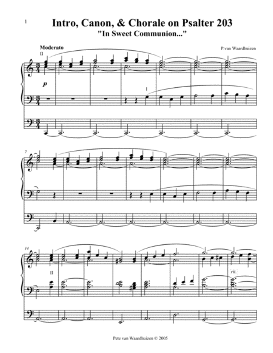 Prelude on tune Prelude on tune