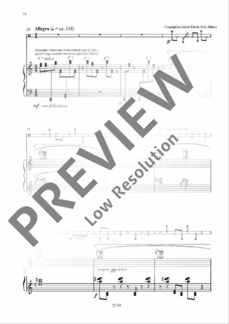Requiem pour Erik Satie Piano scores gallery preview page 15
