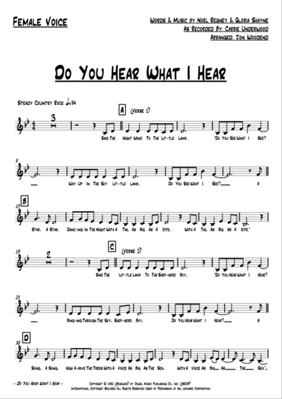 Do You Hear What I Hear Small Ensemble scores gallery preview page 2