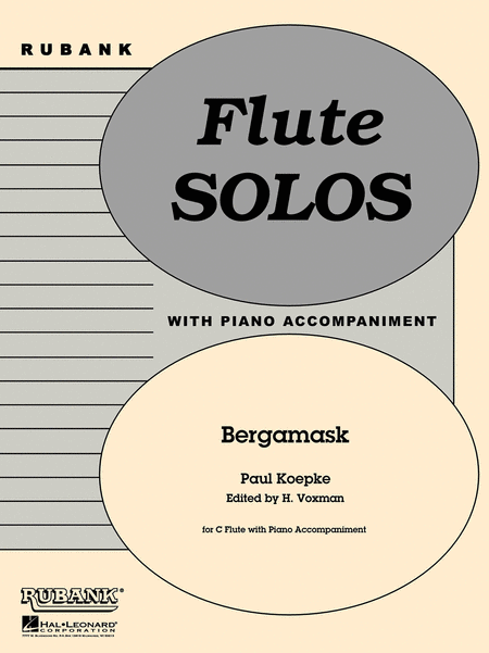 Bergamask  C Flute Solo With Piano