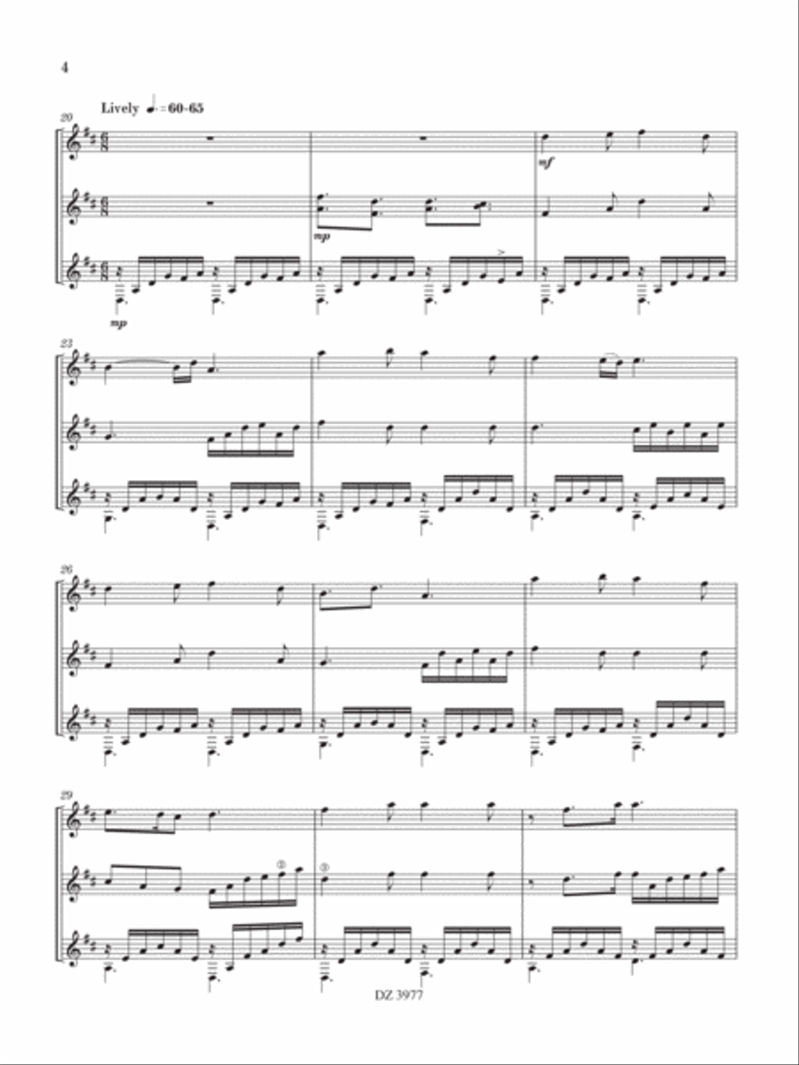 Stirring Celtic Themes Stirring Celtic Themes Guitar Ensemble scores gallery preview page 5
