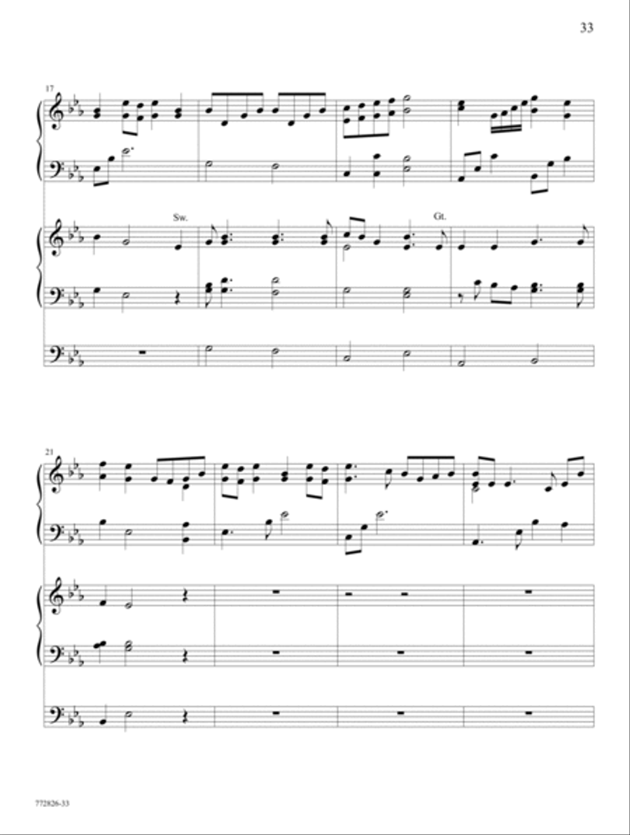 Hymns and Spiritual Songs Organ scores gallery preview page 16