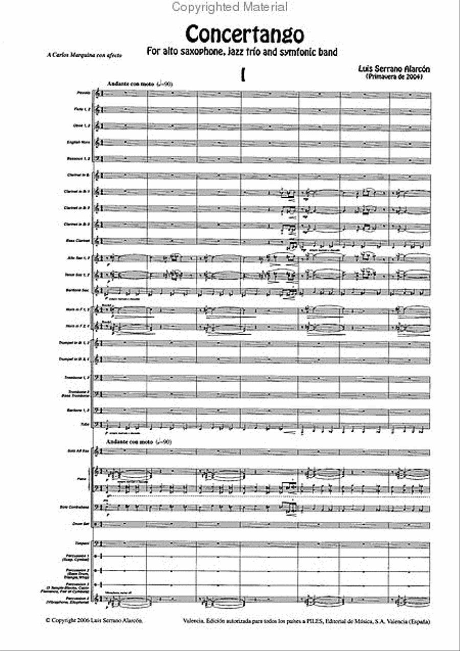 Concertango Concert Band scores gallery preview page 8