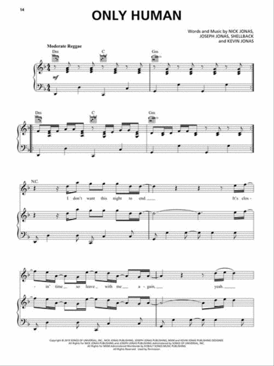 Jonas Brothers – Happiness Begins Piano, Vocal, Guitar scores gallery preview page 7