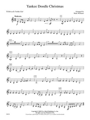 Yankee Doodle Christmas: (wp) E-flat Tuba T.C.