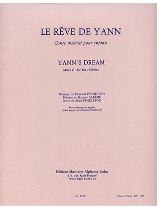 Book cover for Yann's Dream (choral-mixed Accompanied)
