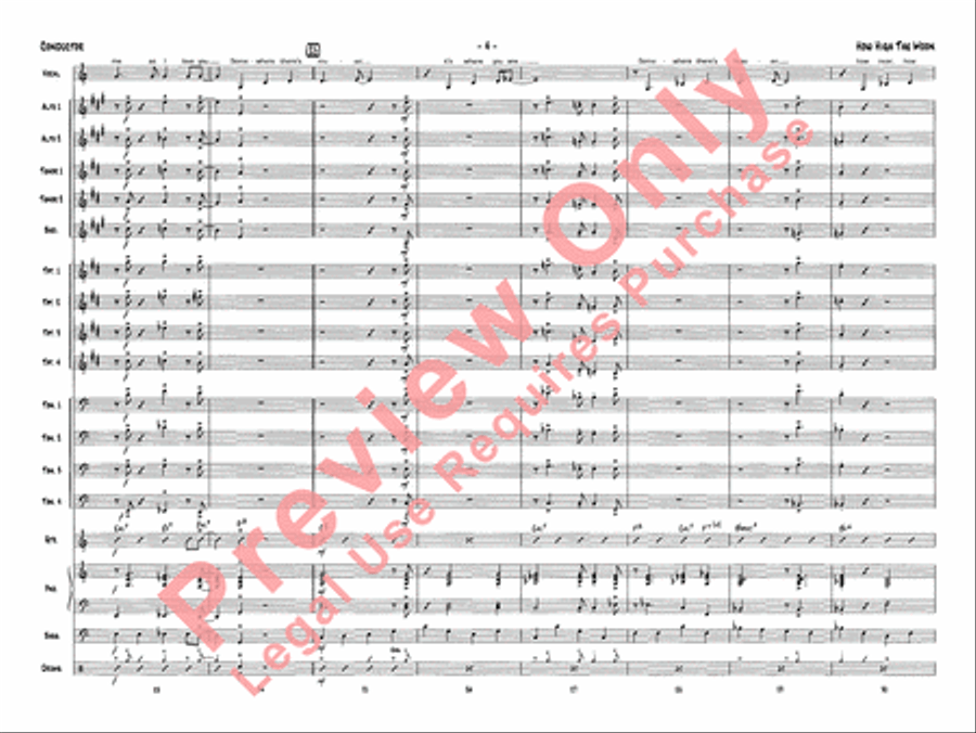How High the Moon How High the Moon Jazz Ensemble scores gallery preview page 19