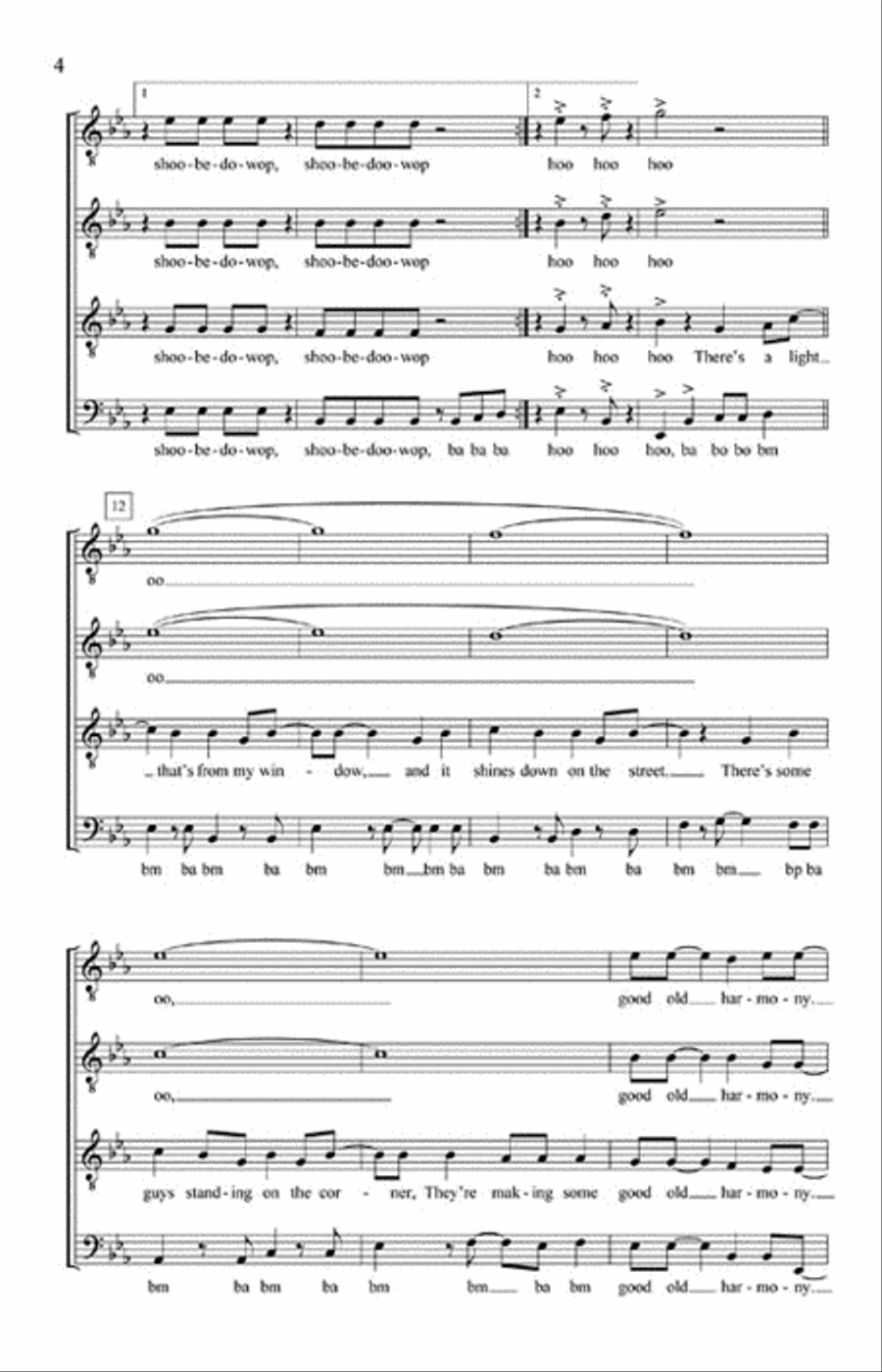 Good Old A Cappella TTBB scores gallery preview page 3