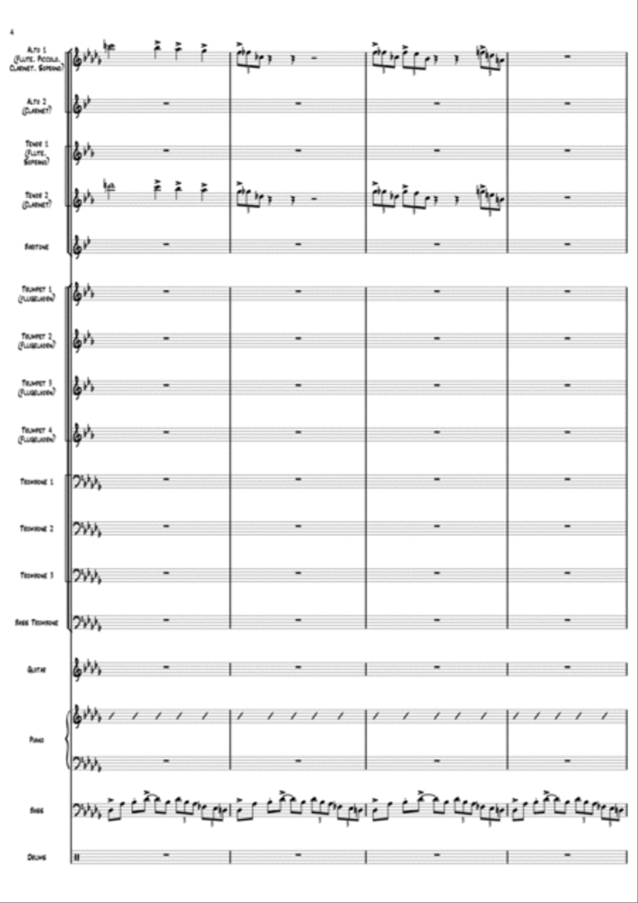 Normal Heights Blues Jazz Ensemble scores gallery preview page 4