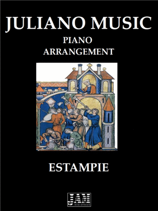 Book cover for ESTAMPIE (EASY PIANO ARRANGEMENT) - ANONYMOUS