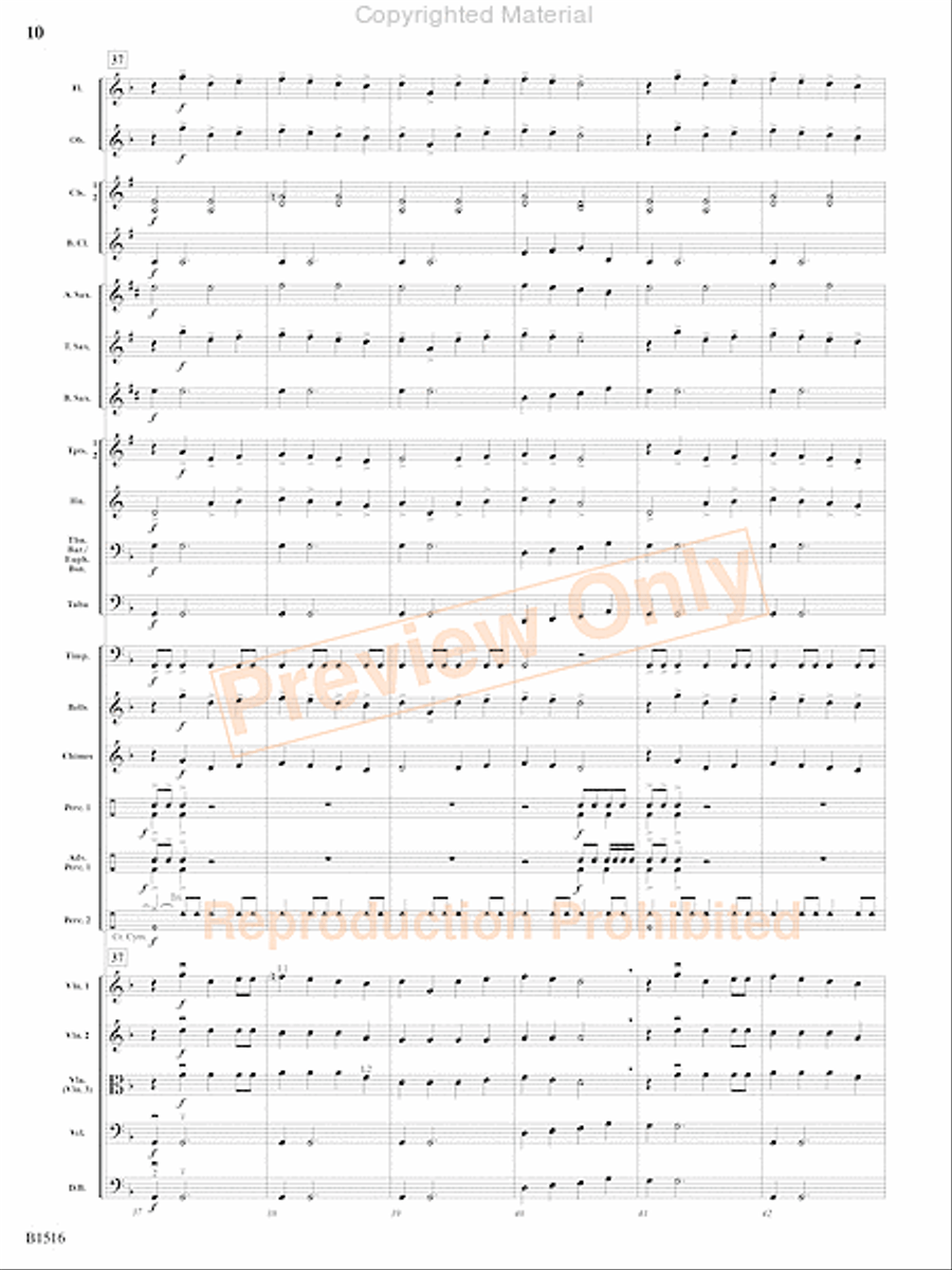Fanfare and Fireworks Concert Band scores gallery preview page 11