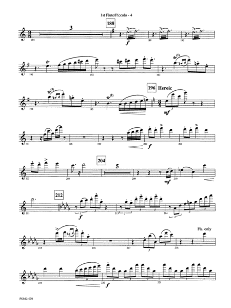 Harry Potter Symphonic Suite: Flute