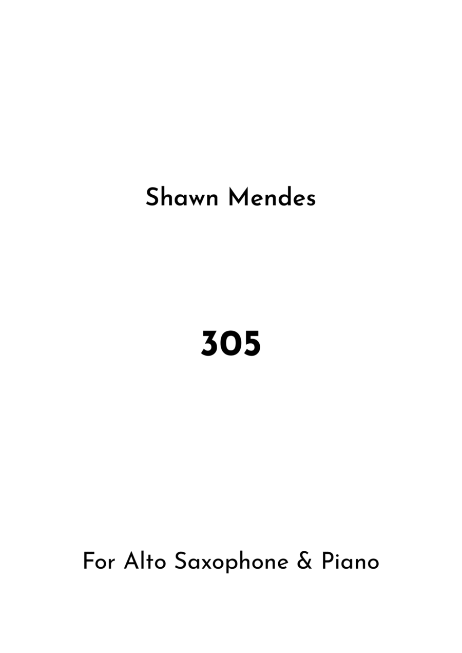 305 Alto Saxophone scores gallery preview page 1
