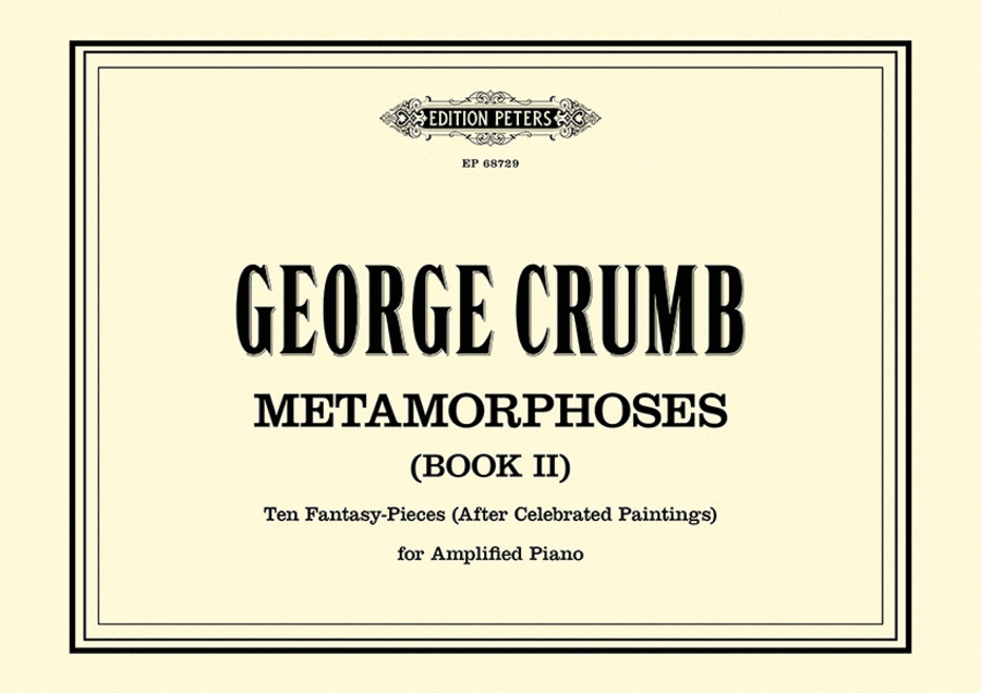 Metamorphoses (Book II) Piano Solo scores gallery preview page 1