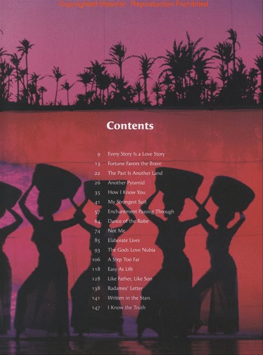 Aida Piano, Vocal, Guitar scores gallery preview page 2