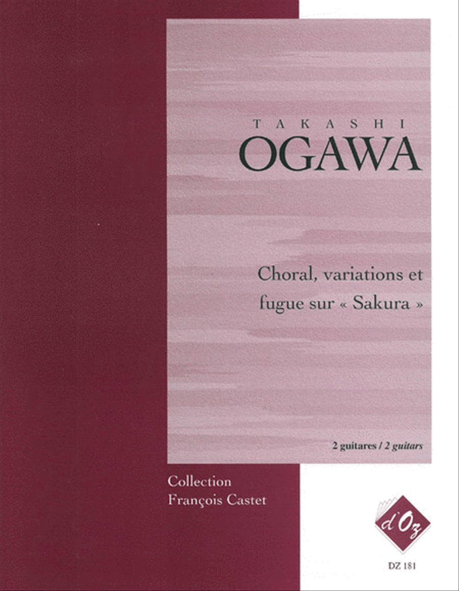 Choral, variations et fugue sur « Sakura » Classical Guitar scores gallery preview page 1