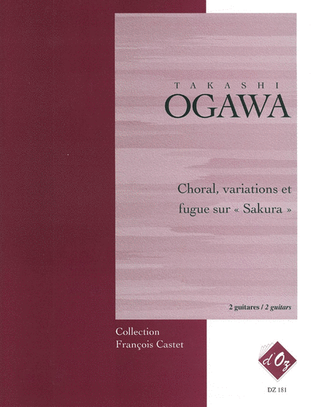 Book cover for Choral, variations et fugue sur « Sakura »