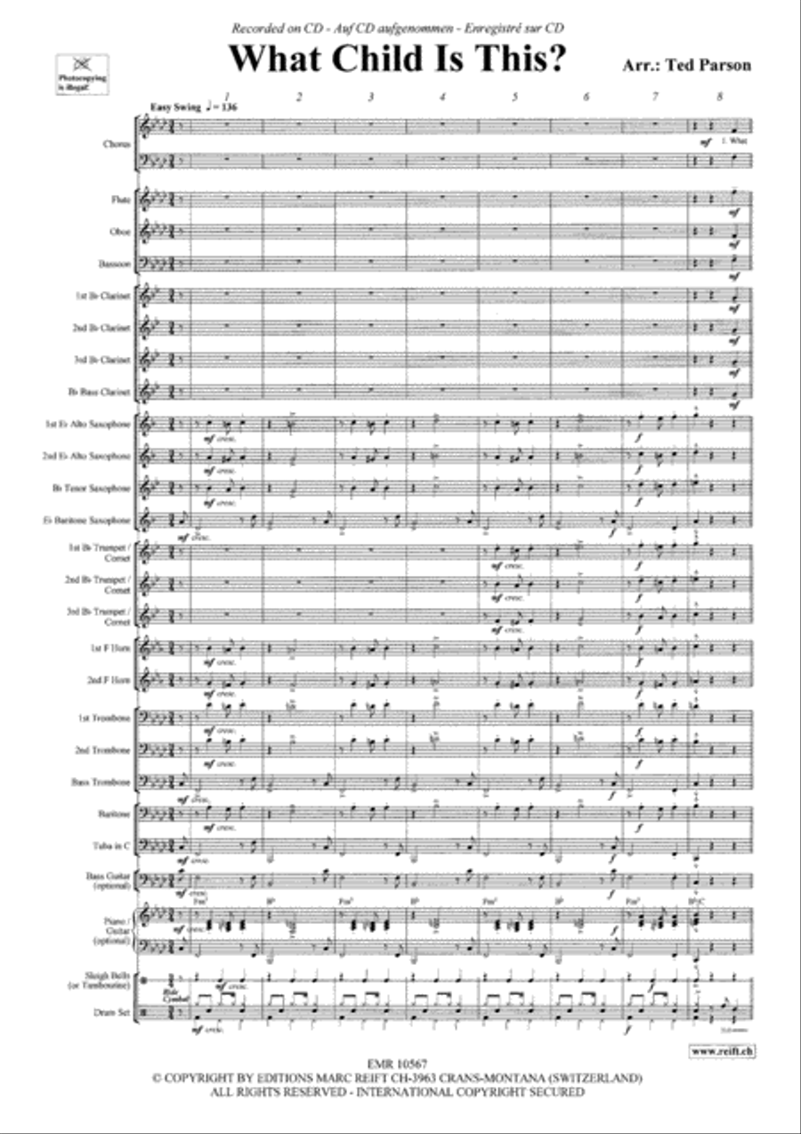 What Child Is This? 4-Part scores gallery preview page 4