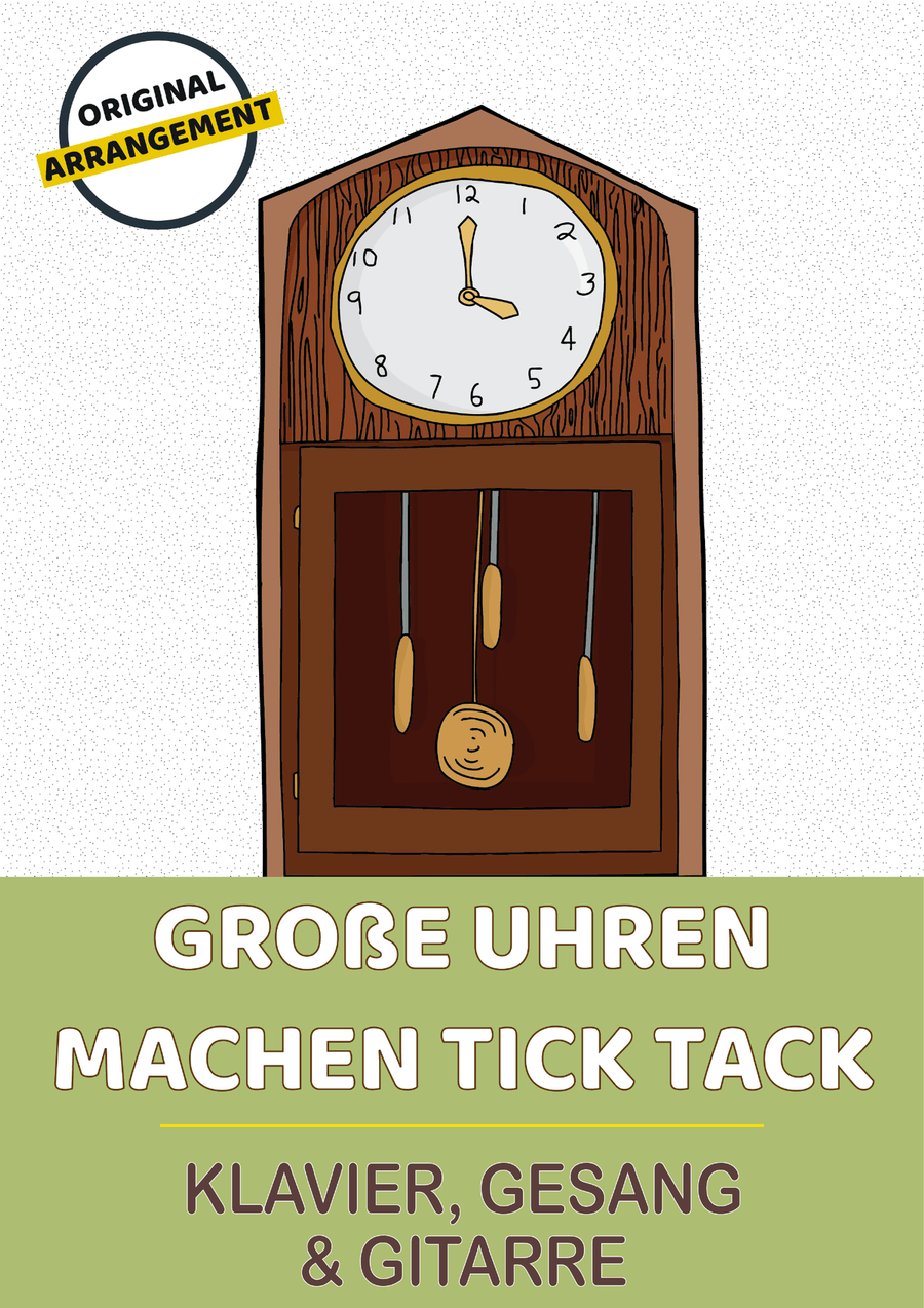 Grosse Uhren machen tick tack