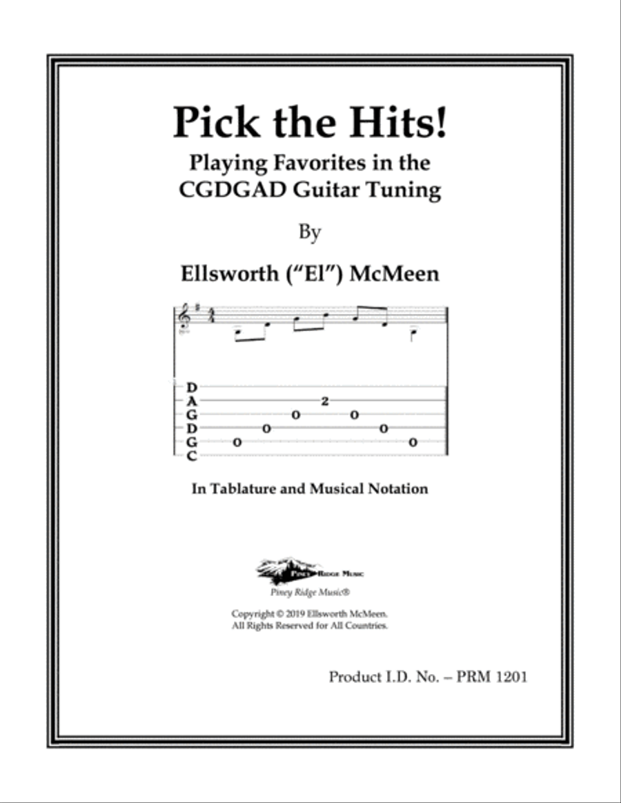 Pick the Hits! Playing Favorites in the CGDGAD Guitar Tuning Acoustic Guitar scores gallery preview page 3
