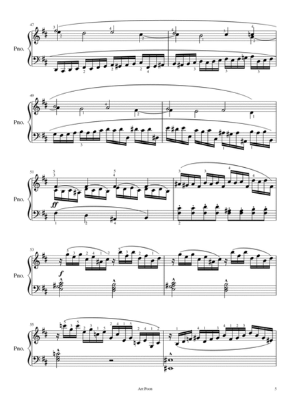 Haydn - Sonata in D major, Hob.XVI:37 Mov. 1 - Original For Piano Solo With Fingered image number null