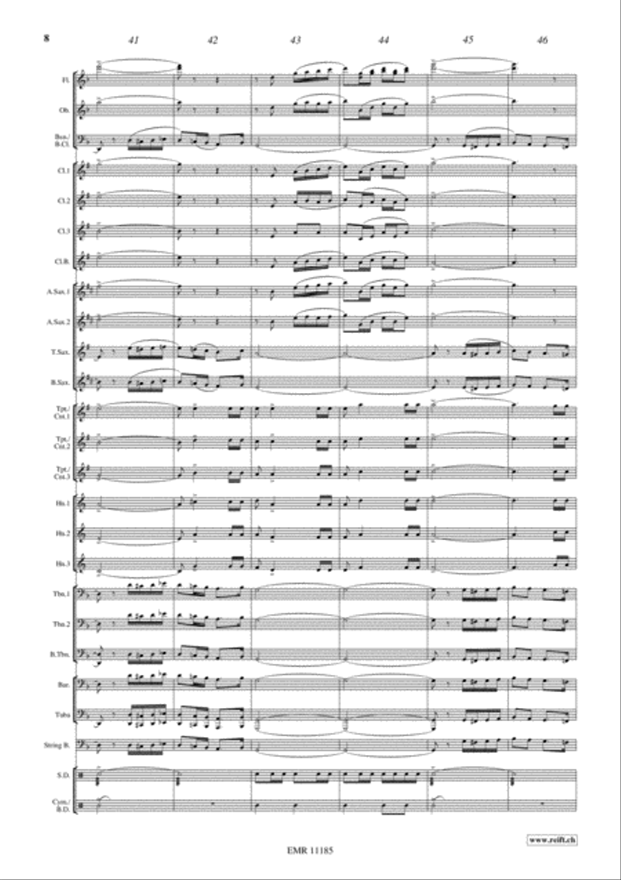 Liberte En Fete Liberte En Fete Concert Band scores gallery preview page 9
