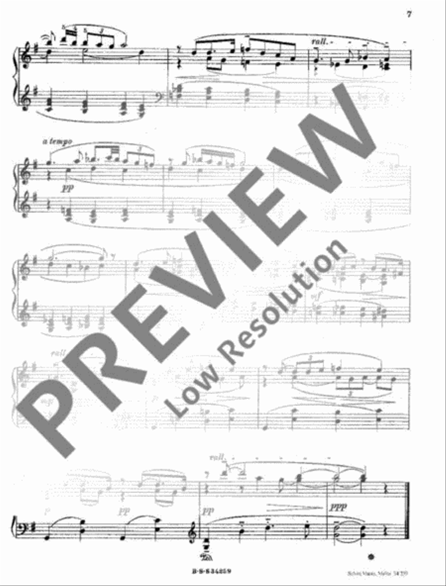 Two Pieces Piano Solo scores gallery preview page 8