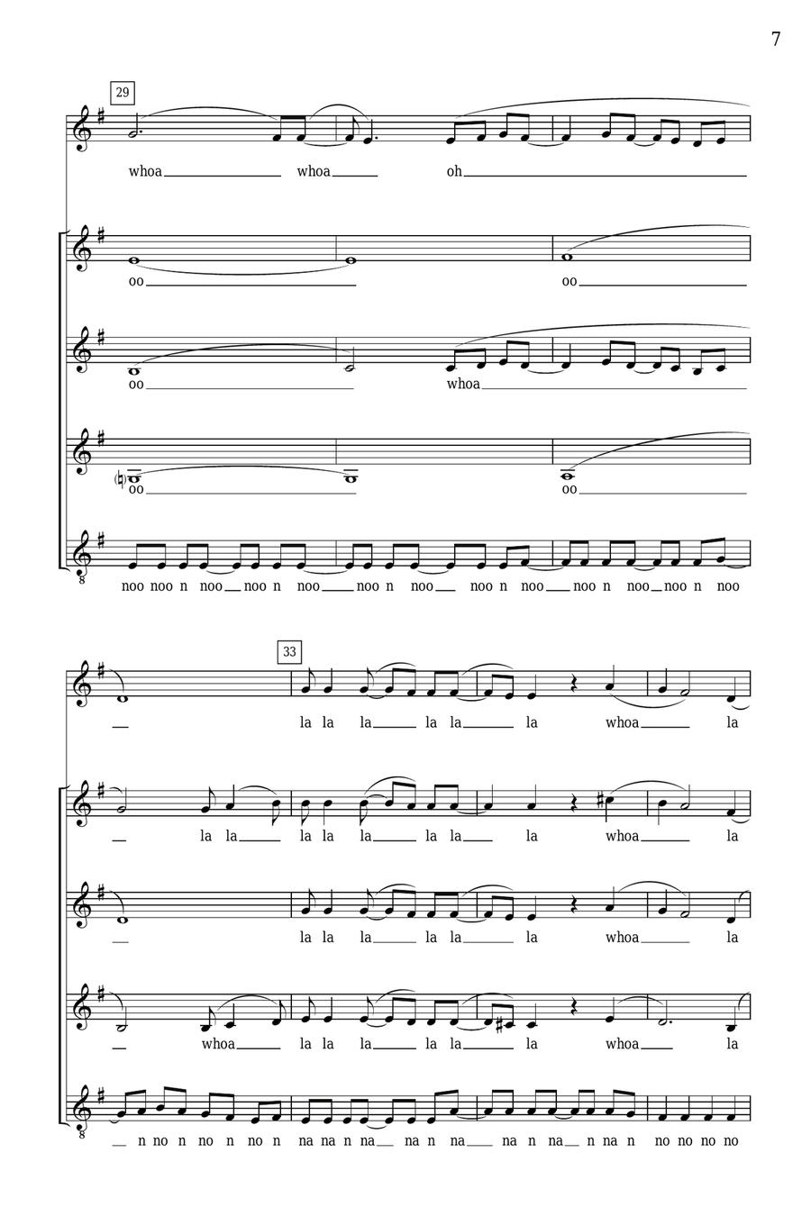 Killing Me Softly With His Song (arr. Deke Sharon) SSA scores gallery preview page 6