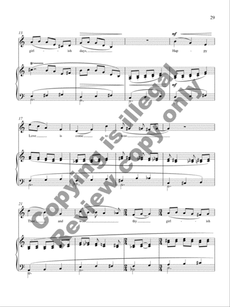 Of That So Sweet Imprisonment Voice Solo scores gallery preview page 14