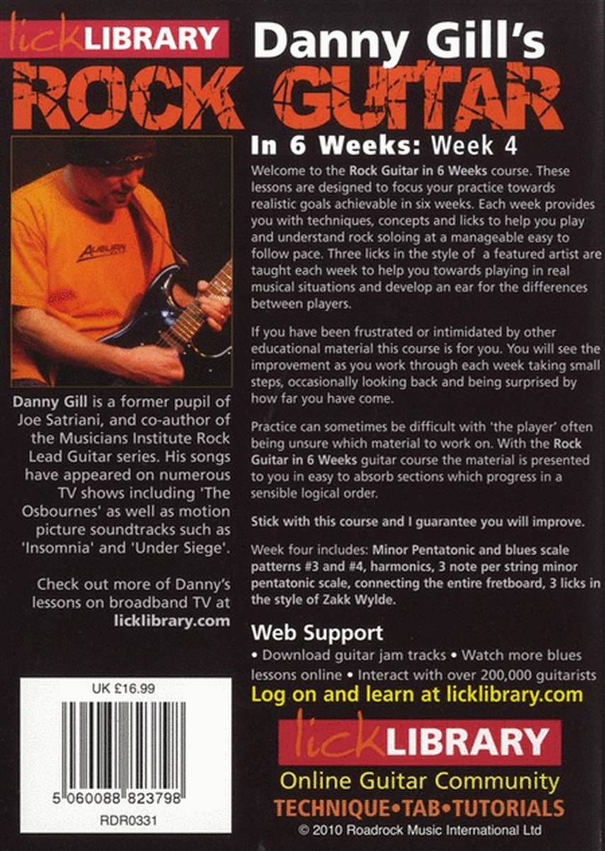 Danny Gill's Rock Guitar In 6 Weeks - Week 4