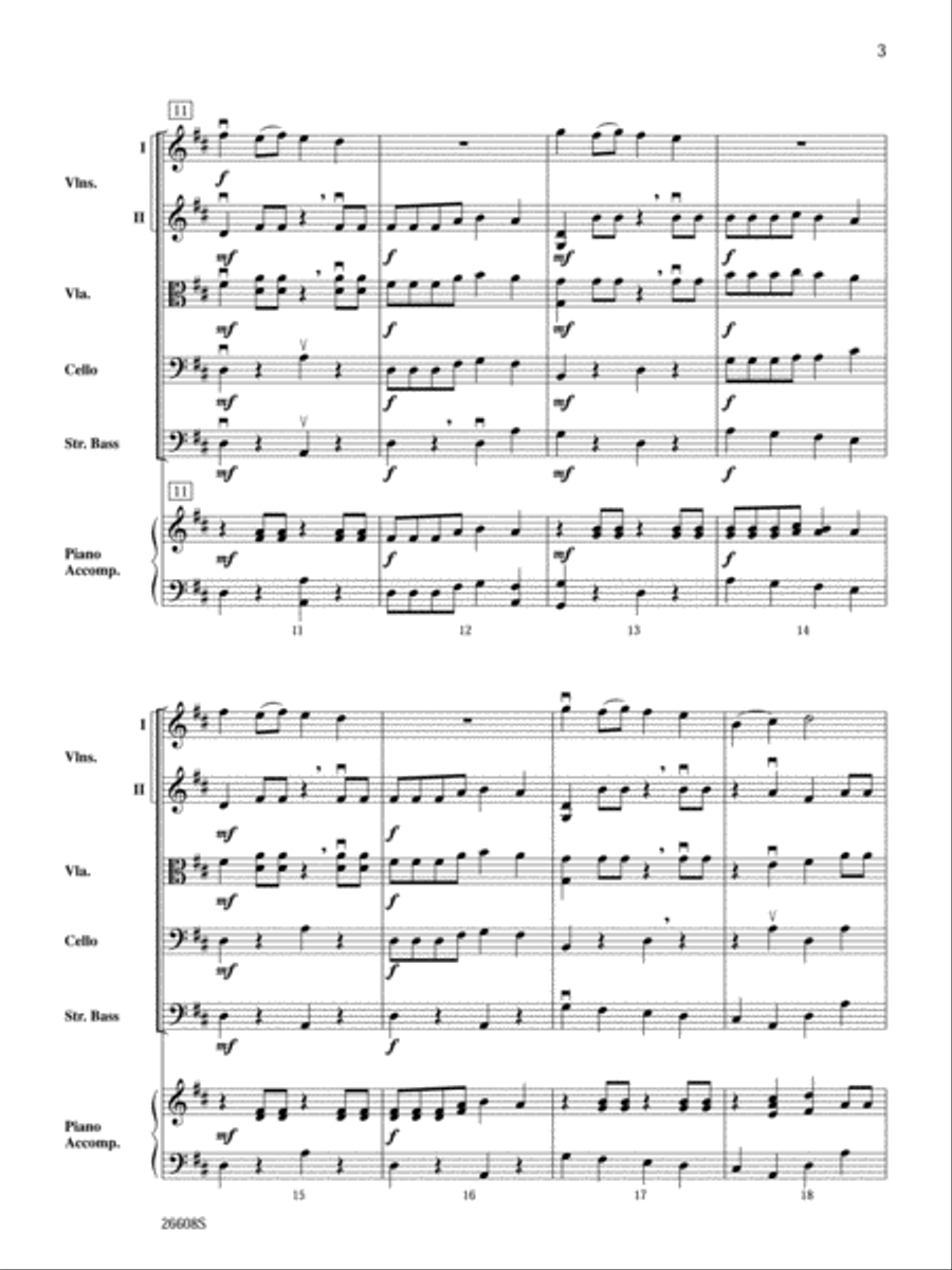 Les Québécois Les Québécois String Orchestra scores gallery preview page 3