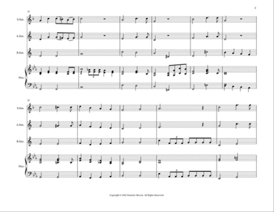 O Canada! Small Ensemble scores gallery preview page 3