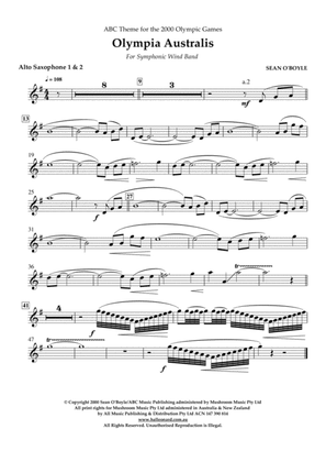 Olympia Australis (Symphonic Wind Band) - Alto Sax 1,2