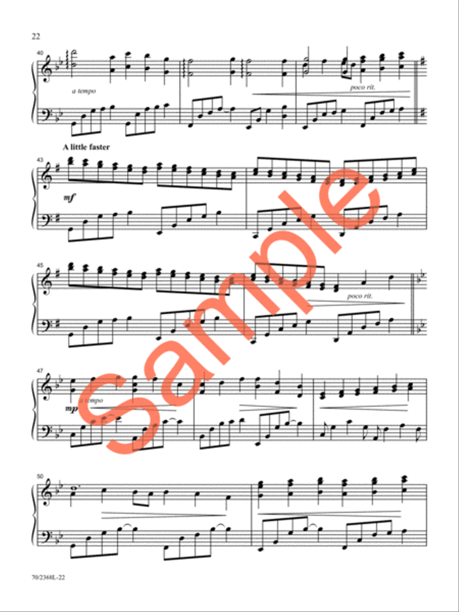 Glad Tidings of Great Joy Piano Solo scores gallery preview page 19