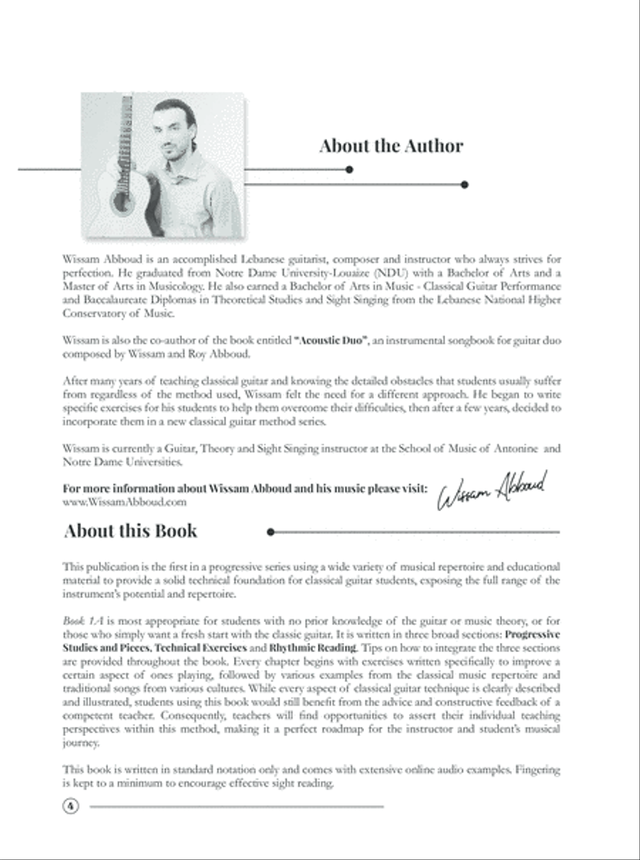 Mastering the Classical Guitar Book 1A Lute scores gallery preview page 5