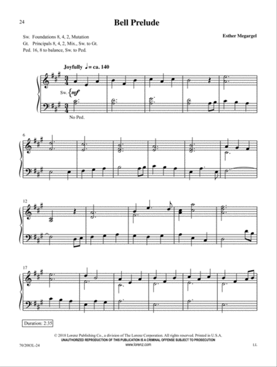 Preludes and Postludes Preludes and Postludes Organ Solo scores gallery preview page 8