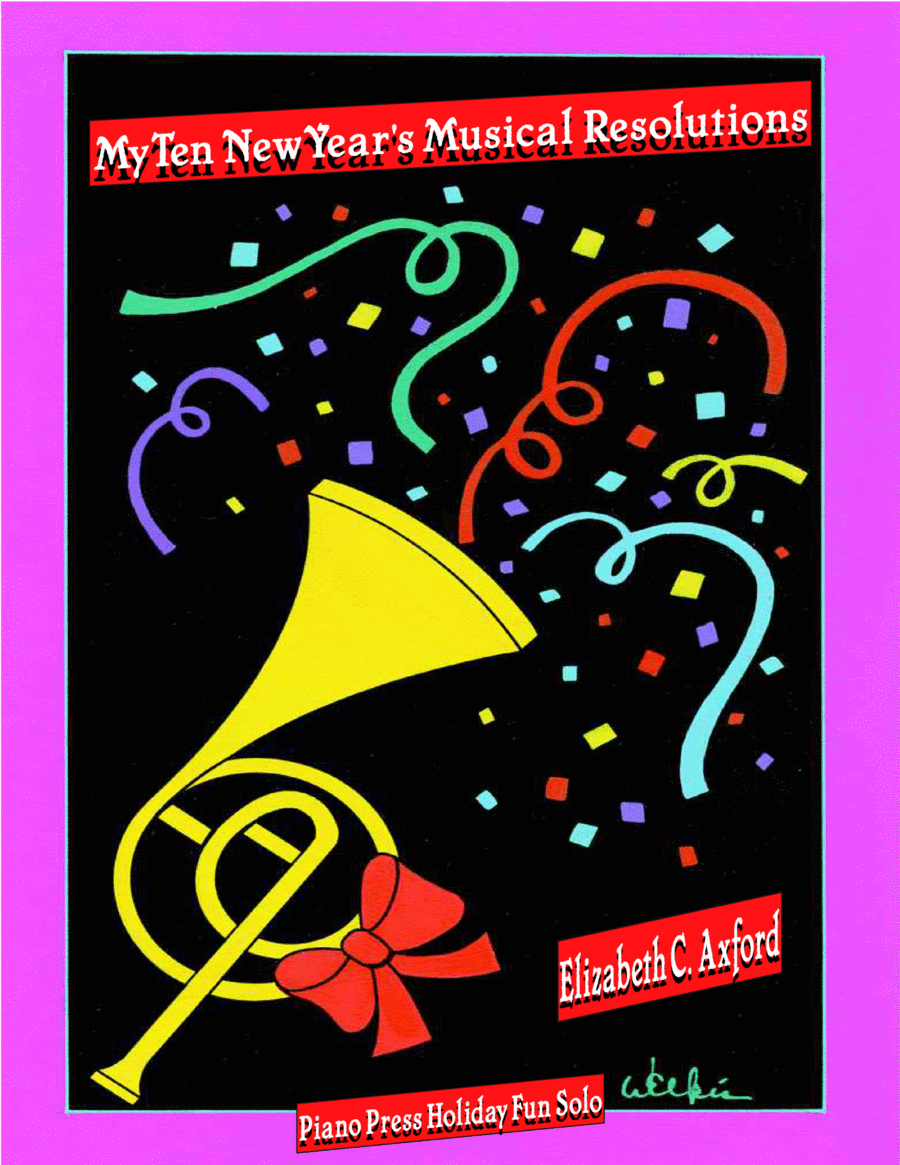My Ten New Year's Musical Resolutions Piano Method scores gallery preview page 1