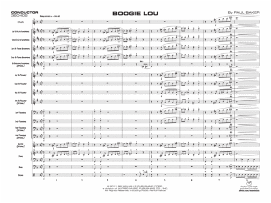 Boogie Lou Boogie Lou Jazz Ensemble scores gallery preview page 2