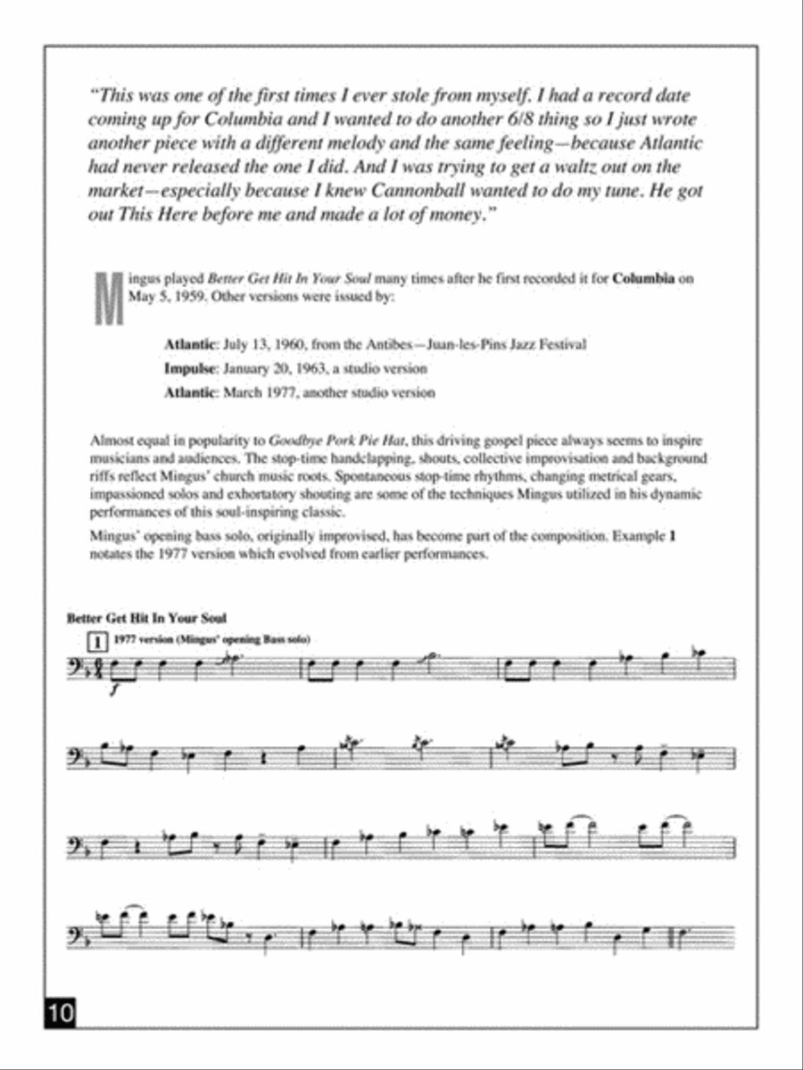Charles Mingus – More Than a Fake Book Voice scores gallery preview page 7