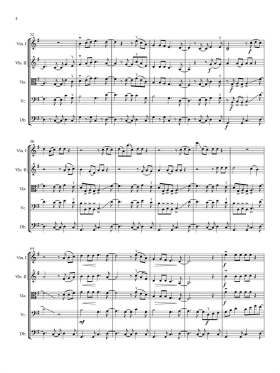 Guantanamera String Quintet scores gallery preview page 4